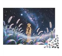 Galaxy Silhouette Puzzles 1000 Pezzi Riciclato Dreamy Night Puzzle for Adultoi Puzzle Accessori per Giochi Impossible Hard Difficult Challenging Divertente Game 70x50cm/1000Ps