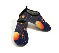 Galaxy Solar System Space Universe Planet scarpe da acqua per donne uomini scarpe da nuoto ad asciugatura rapida calzini acqua a piedi nudi, Multi, 42.5/43 EU