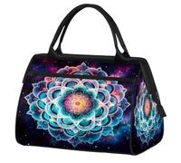 Galaxy Space Boho Mandala Borsa sportiva da viaggio per donne e uomini, grande capacità, borsone per weekender, impermeabile, borsa da portare durante la notte, per palestra, viaggi, attività