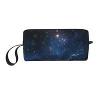 Galaxy Space. Borsa cosmetica portatile con stampa, custodia da viaggio, borsa organizer con cerniera per accesso rapido