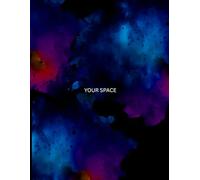 Galaxy Space Notebook - for write and create your idea.: High quality, simple, multi-colored Journal-Note with 120 lined pages in 8.5 x 11 inches