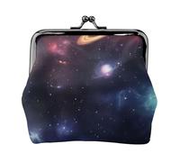 Galaxy Space Print Versatile Portamonete Squisito Mini Portafoglio Carino Cambiamento Sacchetto per ogni occasione