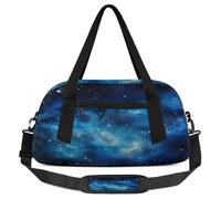 Galaxy Space Star - Borsone da viaggio per bambini, per ragazzi e ragazze, con nebulosa spaziale, borsa da palestra per weekender, viaggi, ginnastica, danza e balletto, Multicolore