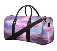Galaxy Starry Night UFO borsone da viaggio per donne, uomini, ragazze e ragazzi, borse da viaggio per il fine settimana da 22,7 l, borsa da cabina per sport, palestra, yoga, Colore, 22.7 L, Organizer