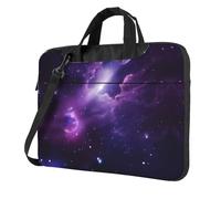 Galaxy Starry Space Purple Starry Print Borsa per computer portatile borsa borsa valigetta adatta per notebook da 13/14/15,6 pollici