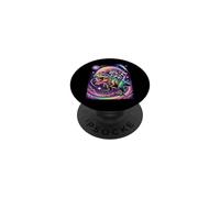 Galaxy T-Rex And Raccoon Space Dinosaur PopSockets PopGrip Adesivo