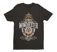 Galaxy Tees Maglietta a maniche corte da uomo in stile retrò Winchester Brothers Family Business, Nero , 3XL