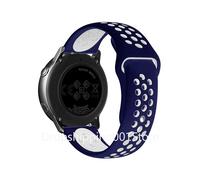 (Galaxy Watch 3 45 mm - Blu notte bianco) Cinturino in silicone per Samsung Galaxy Watch 4 Classic Strap