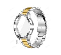 (Galaxy Watch 3 45mm-set argento oro) 20mm 22mm per Samsung Galaxy Watch 4 5 44mm 40mm cinturino + custodia