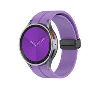 (Galaxy Watch 4 44mm-viola)Cinturino originale in silicone per Samsung Watch 5/4 44mm 40mm Watch5 Pro