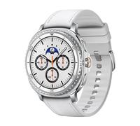 Samsung Galaxy Watch8 Classic Bluetooth GPS NFC 46mm Super AMOLED Argento Correa Bianca IP68 5ATM