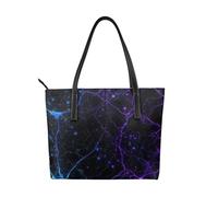 Galaxy Web, borsa a mano da donna in pelle vegana, con manico superiore, borsa a tracolla grande per tutti i giorni, lavoro e viaggi