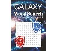 Galaxy Word Search Puzzle Book: Word Searches with Easy to Read Print about Galaxies, Space, Universe and More | 6x9 inches, 110 pages | 50+ Puzzles ... Gift for Vacations, Holidays and Free Times