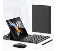 Galaxy Z Fold 4 / Z Fold 3 Wireless Tastiere e Mouse Set con S Pen, Compatibile con Samsung Galaxy Z Fold 4 5G Bluetooth Keyboard + Mouse + Stylus (Nero)