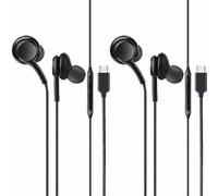 Galaxy Z Fold 7/Z Fold 6/Z Fold 5/S24 FE S23 FE/S24/S23 Plus/S23 Ultra, auricolari di tipo C, con cavo, stereo Hi-Fi digitale, cuffie in-ear con bassi, USB C, per Samsung S23/Z fold 3/Z fold 4 (nero)