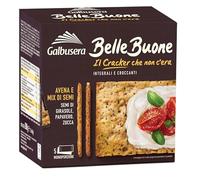 Galbusera Belle Buone Cracker Integrali con Avena e Mix di Semi di Girasole, Papavero e Zucca 200g