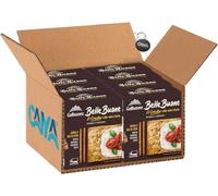 Galbusera Belle Buone Cracker Integrali con Avena e Mix di Semi di Girasole, Papavero e Zucca 200g [CAIYA® BOX da 8 Confezioni]