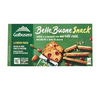 Galbusera BelleBuone Snack Mirtilli Rossi e Mandorle, 150g