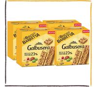 Galbusera Bisco Barretta Cereali Mirtilli Rossi Cracker 20 Monoporzioni 4x180g