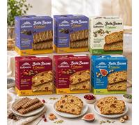 Galbusera Box BelleBuone 5 Colazioni 6 pezzi: Mirtilli Cioccolato Semi Fichi