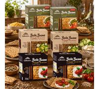 Galbusera Box BelleBuone Cracker 6 pezzi: Mix Sesamo, 5 Cereali e Avena
