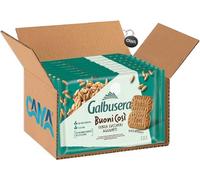 Galbusera BuoniCosi Frollino Integrale con Latte e Senza Zuccheri Aggiunti 300g [CAIYA® BOX da 8 Confezioni]
