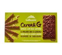 Galbusera Cereali G Sfoglie con Riso Soffiato Ricoperte di Cioccolato 5x30gr