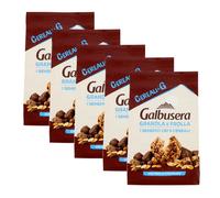 GALBUSERA CEREALI GRANOLA FROLLA CIOCCOLATO 300g × 5 PEZZI MIX CEREALI E CACAO