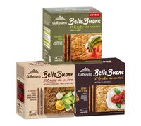 Galbusera Cracker Belle Buone 200g - Gusto A Scelta Cereali Avena Sesamo e Mais