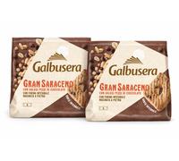 Galbusera GranSaraceno Ricchi di Fibre Integrale con Grano Saraceno e Gocce di Cioccolato 6 x 43,3 g