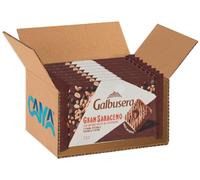 Galbusera Gran Saraceno Frollini Integrali con Gocce di Cioccolato, Zucchero di Canna e Grano Saraceno 260g [BOX da 8 Confezioni]