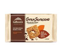 Galbusera GranSaraceno Frollino Integrale con Gocce di Cioccolato e Farina di Tipo 2 - Pacco da 12 x 260 g