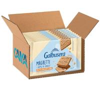 Galbusera Magretti Biscotti Frollini con Farine di Orzo e Mais Senza Latte e Uova 350g [BOX da 8 Confezioni]