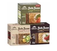 Galbusera Mix BelleBuone Cracker 5 Cereali, Avena e Mix di Semi, Sesamo e Mais 200g [3 Confezioni]