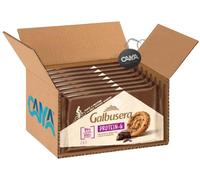 Galbusera Protein-G Biscotti Con Fiocchi D'Avena Granella di Soia e Cioccolato 300g [CAIYA® BOX da 8 Confezioni]