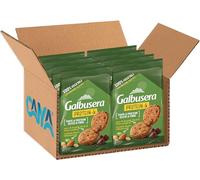 Galbusera Protein-G Biscotti Integrali con Gocce di Cioccolato, Fiocchi di Avena e Mandorle 280g [CAIYA® BOX da 8 Confezioni]