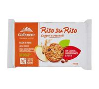Galbusera - Riso su Riso, Biscotto con Cereali, Riso e Frutta - 6 confezioni da 6 pezzi da 40 g [36 pezzi, 1440 g]