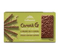 Galbusera Cereali G Sfoglie con Riso Soffiato Ricoperte di Cioccolato 5x30gr