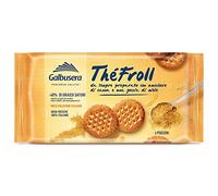 Galbusera ThéFroll Biscotto con Zucchero di Canna e Miele - Pacco da 16 x 400 g
