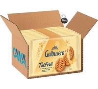 Galbusera ThéFroll Biscotto Frollino con Miele e Zucchero di Canna 400g [CAIYA® BOX da 8 Confezioni]