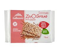 GALBUSERA - Zerogano Cracker Integali Senzaglutine con Croccante Riso Soffiato Ricchi di Fibre in Pratiche Monoporzioni Confezione da 360g