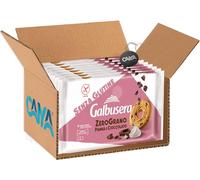 Galbusera ZeroGrano Frollini con Panna e Gocce di Cioccolato, Senza Glutine e Lattosio (Gluten & Lactose Free) 220g [CAIYA® BOX da 8 Confezioni]