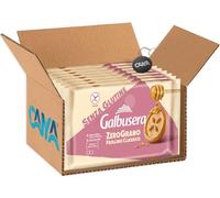 Galbusera ZeroGrano Frollino Classico con Miele Millefiori, Senza Glutine e Lattosio (Gluten & Lactose Free) 220g [CAIYA® BOX da 8 Confezioni]