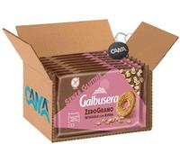 Galbusera ZeroGrano Frollino Integrale con Farina e Fiocchi d'Avena, Senza Glutine (Gluten Free) 220g [CAIYA® BOX da 8 Confezioni]
