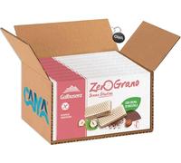 Galbusera ZeroGrano Wafer con Crema alla Nocciola Senza Glutine (Gluten Free) 180g [CAIYA® BOX da 8 Confezioni]