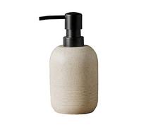 GalDal Dispenser di sapone beige, dispenser per sapone a mano per lavabo, dispenser per sapone da cucina