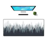 Galdas Gaming Mouse pad modello XXL XL grande mouse pad Long estesa Mousepad Desk Pad in gomma antiscivolo mouse pad cucita bordi sottili Pad (80 x 30 x 0,2 cm) Tree