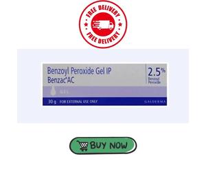 Galderma perossido di benzoile 2,5% Benzac AC 30 gm per acne, brufoli scadenz...