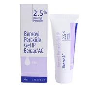 Galderma Perossido di Benzoile 2,5% Benzac AC 30 grammi per acne, brufoli,...