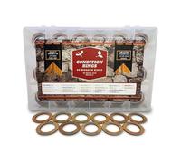 Galdor's Guild DND - Marcatori di condizioni ed effetti incantesimi, 90 anelli rustici in legno per giochi a 5 giocatori, compatibili con accessori Dungeons & Dragons, gettone per miniature, tracker